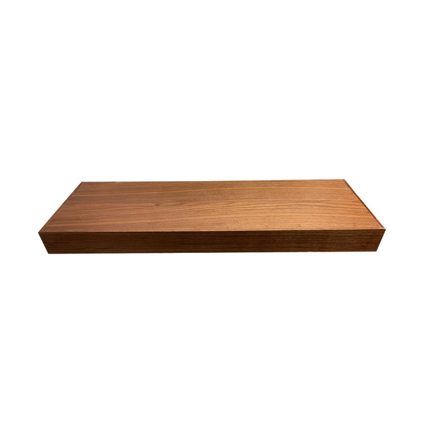 WALNUT FLOATING SHELF - Shaker B. Gray