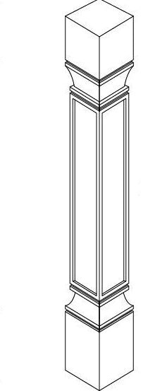 POSTS / PILASTERS - Sage Green