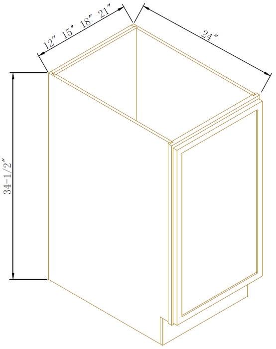 FULL HEIGHT DOOR BASES - Newtown White