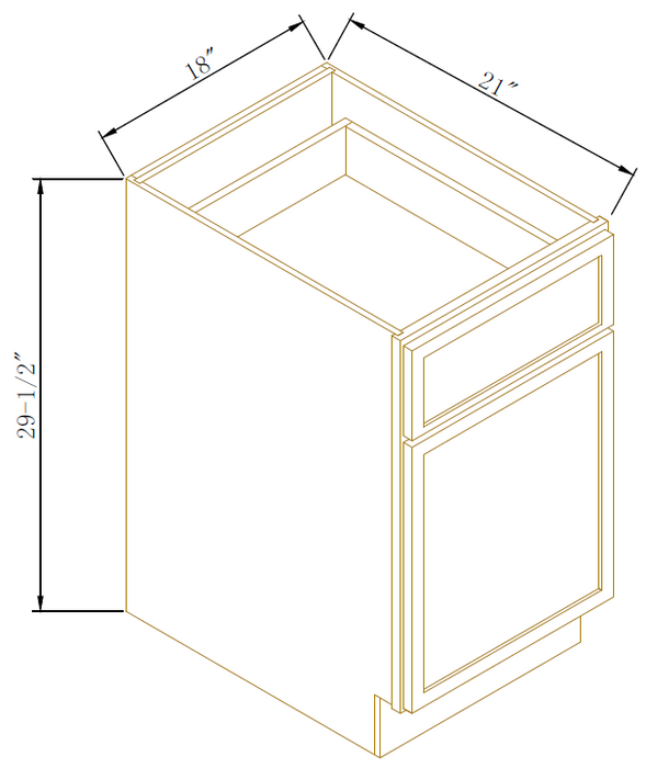 FILE DRAWER BASE - Newtown White