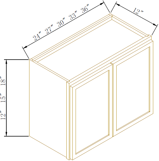 BRIDGE WALL CABINETS - Newtown White