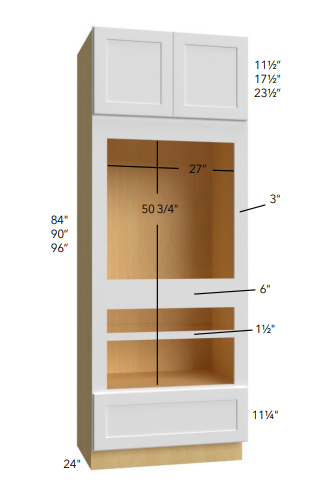 OVEN CABINET DOUBLE WITH 1 DRAWER - Fusion Kona