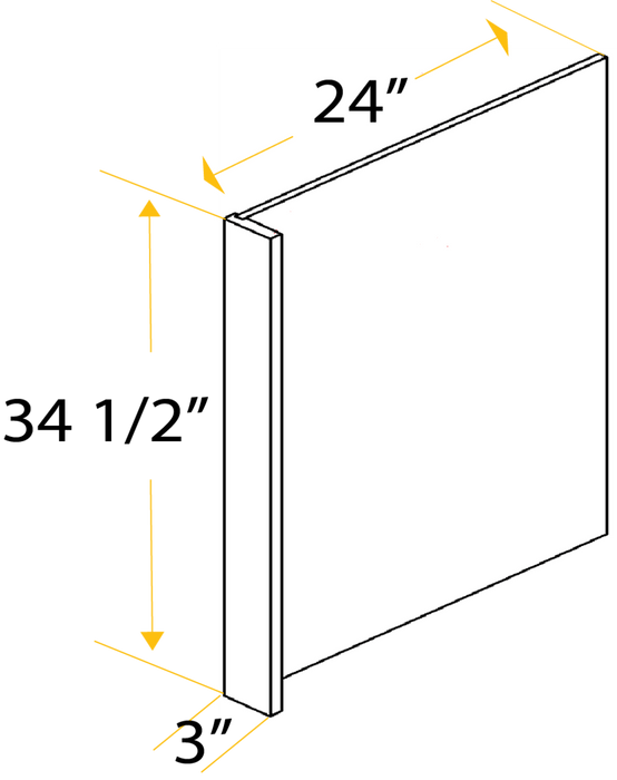 BASE END PANELS - Global Gray