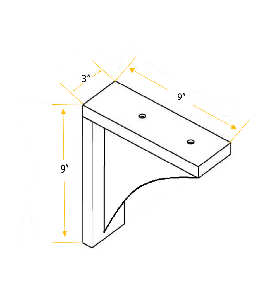 DECORATIVE CORBEL - Global Gray