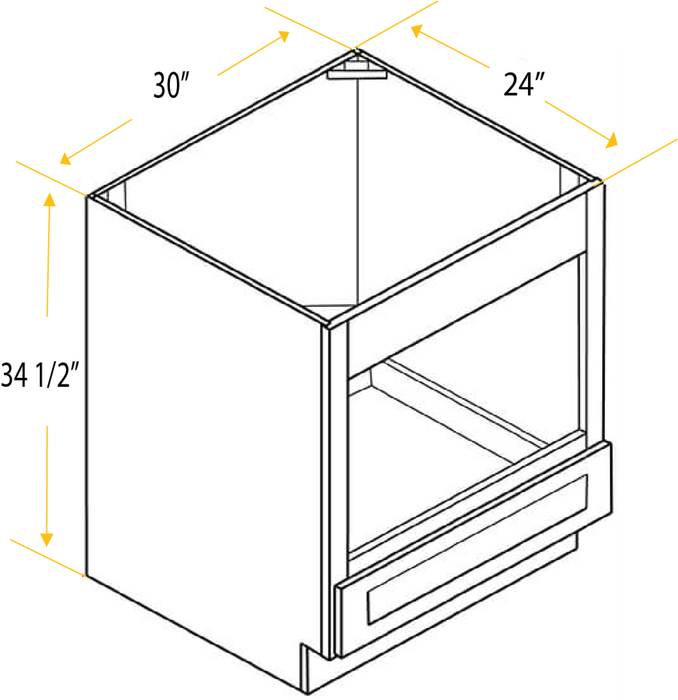 BASE MICROWAVE CABINETS - Global Gray