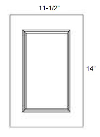 SAMPLE DOOR - Deluxe Shaker Grey