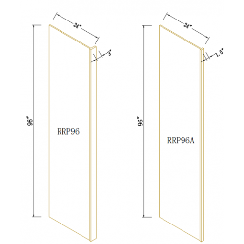 REFRIGERATOR END PANEL - Newtown White