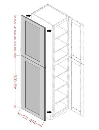 DECORATIVE DOOR PANELS - Thielsen Espresso