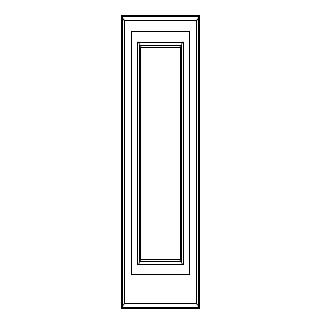 WALL & BASE DECORATIVE DOOR PANELS - Classic White