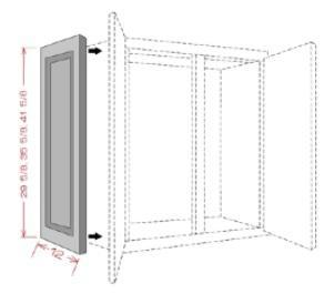 DECORATIVE DOOR PANELS - Thielsen Espresso