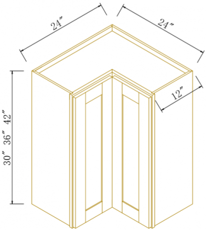 EASY REACH WALL CABINETS - R Charcoal Black