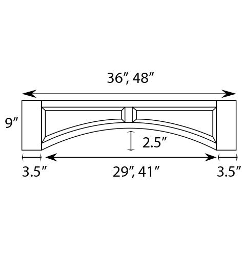 ARCHED RAISED PANEL Liberty Shaker Espresso