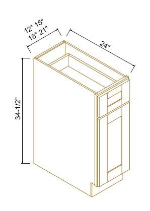 SINGLE DOOR BASES - Escada Midnight Blue