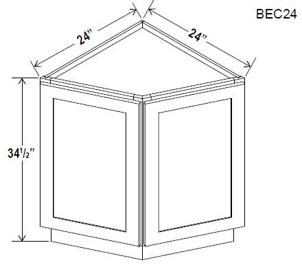 BASE END CABINETS - Retro White