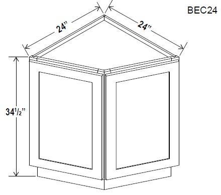 BASE END CABINETS - Charleston Saddle