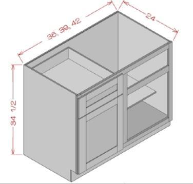 BASE DIAGONAL CABINET - Thielsen Espresso