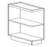 BASE OPEN SHELF CABINET - Edinburgh