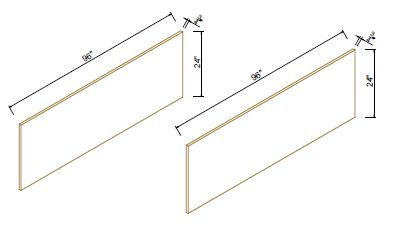 BASE END PANEL - Newtown White