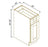 BASE WASTE BASKET CABINET - Escada Dove