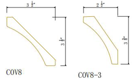 COVE MOLDING - Newtown White