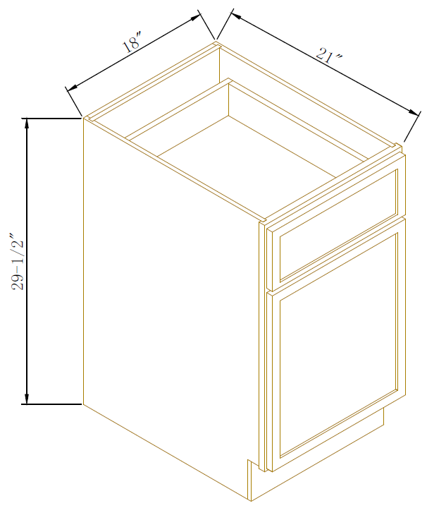 FILE DRAWER BASE - Newtown Black