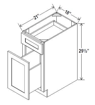 DOCUMENT FILE BASE CABINET - Charleston Saddle