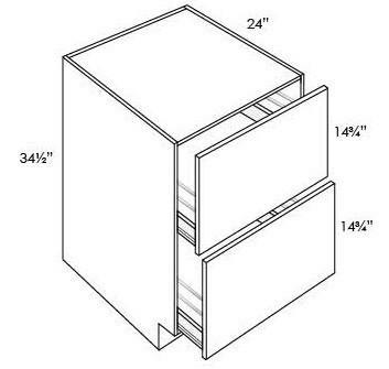 2 DRAWER BASES - Luna Dove