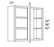 WALL BLIND CABINETS   Ashen Gray