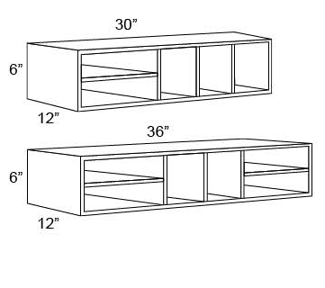 WALL ORGANIZER Fabuwood Imperio Nickel