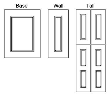 WAINSCOT PANEL fabuwood Galaxy Indigo 