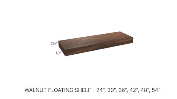 FLOATING SHELF - Onyx Frost