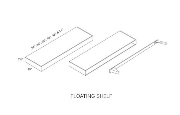 FLOATING SHELF - Galaxy Indigo