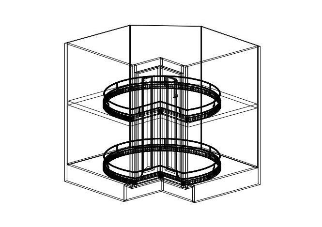 LAZY SUSAN - Franklin Grey 