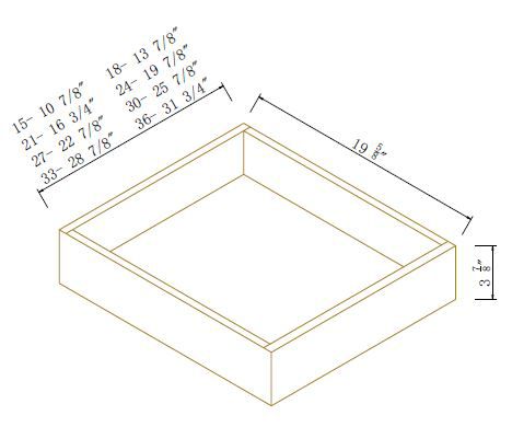 ROLL OUT DRAWER KITS - Escada Dove