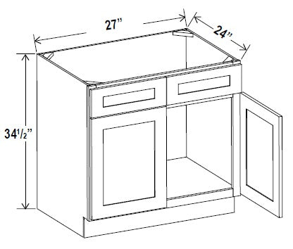 SINK BASES - Charleston Antique White