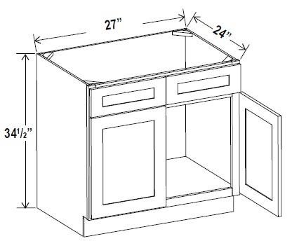 SINK BASES - Charleston Saddle