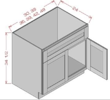 SINK BASE CABINETS - Thielsen Espresso