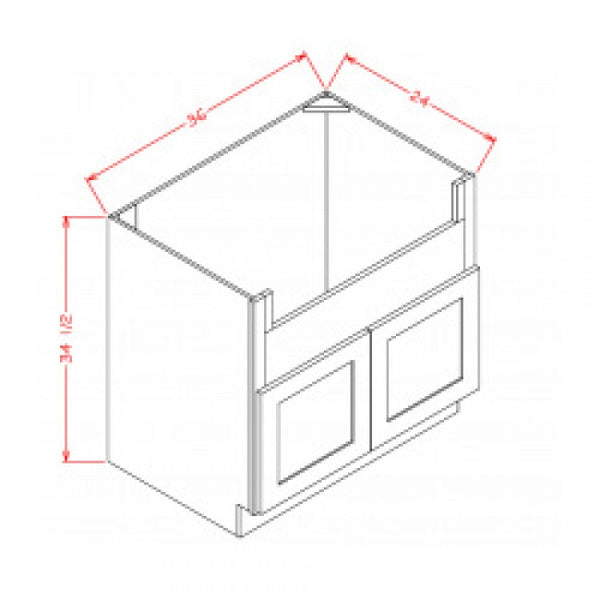 FARM SINK BASES - Shaker White