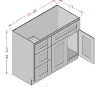 VANITY COMBO CABINETS - Thielsen Espresso