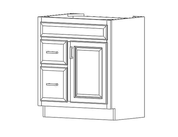 VANITY COMBO CABINETS - Franklin White