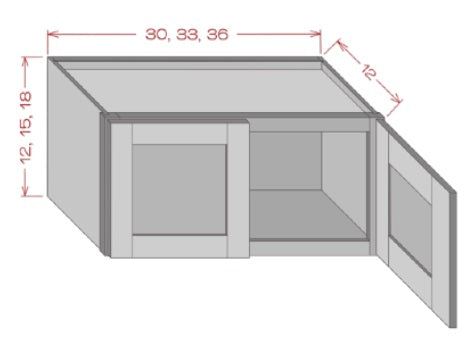 WALL BRIDGE CABINETS - Helena Saddle