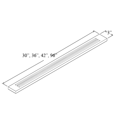 FLUTTED FILLER - Atlas Blanco