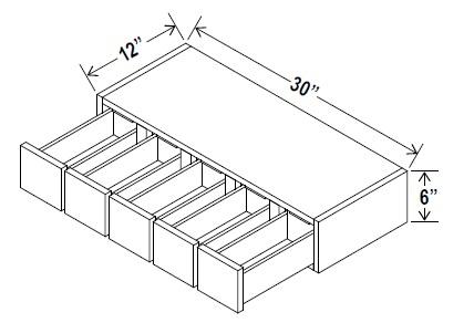 WALL SPICE DRAWER - Retro White