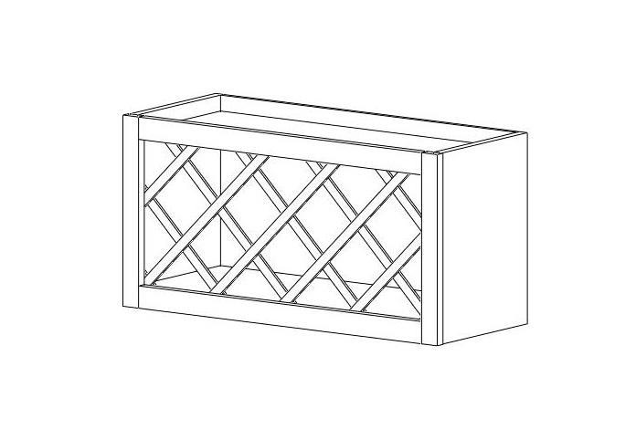 WALL WINE RACK - Franklin White