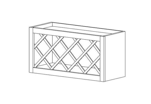 WALL WINE RACK - Franklin White