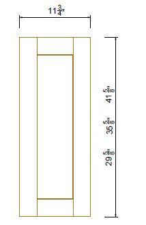 WALL & BASE DECORATIVE DOOR PANELS - Escada White