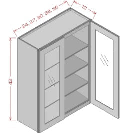 GLASS DOOR WALL - Helena Saddle