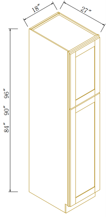 27" DEEP TALL PANTRY - Escada Dove